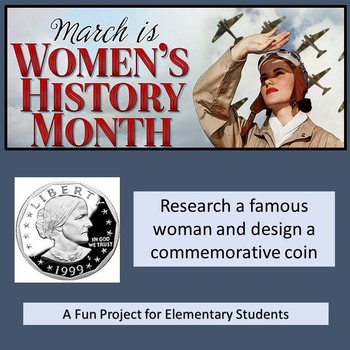 Preview of Women's History Month Project: Research, Writing, Drawing!