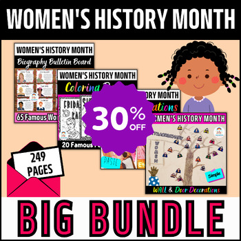 Preview of Women's History Month BIG BUNDLE - Fun Activities SUPER PACK