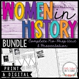 Women's History Month BUNDLE | Print and Digital