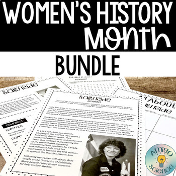 Preview of Women's History Month BUNDLE | Reading Comprehension | Research Activity