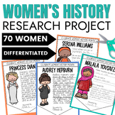 Women's History Month Bulletin Board and Research Project 