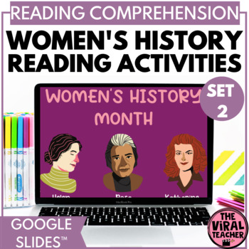 Preview of Women's History Month Activity Reading Passages & Comprehension Questions set 2