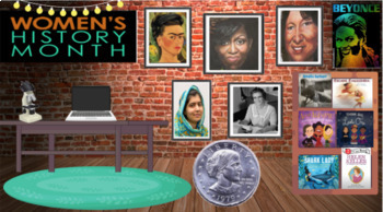 Preview of Women's History Month Bitmoji Library