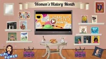Preview of Women's History Month Bitmoji Room