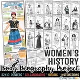 Women's History Month Body Biography Project Bundle