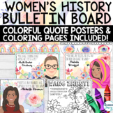 Women's History Month Bulletin Board Posters - Coloring Pa