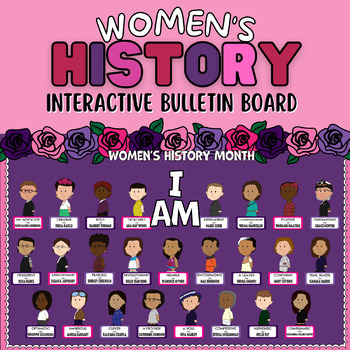 Preview of Women's History Month Bulletin Board - SEL - Interactive