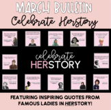 Women's History Month Bulletin Board with Quotes | Celebra