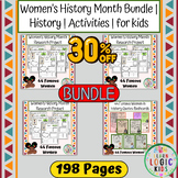 Women's History Month Bundle | History | Activities for kids