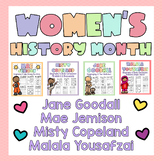 Women's History Month Bundle(Misty Copeland, Jane Goodall,