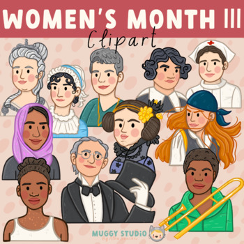 Preview of Women's History Month Clipart III