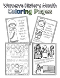 Women's History Month Coloring Pages | Distance Learning