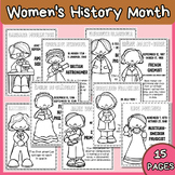 Women's History Month Coloring Pages | Women Scientists