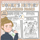 Women's History Month Coloring Pages | Womens History Mont