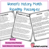 Women's History Month Comprehension Passages Gr. 2-5