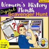 Women's History Month Digital Scavenger Hunt: Google Slide