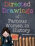 Women's History Month Directed Drawings