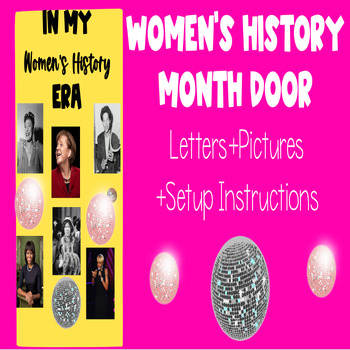 Preview of Women's History Month Door (Taylor Swift Inspired)