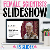 Women's History Month Editable Science Slides - Female Sci