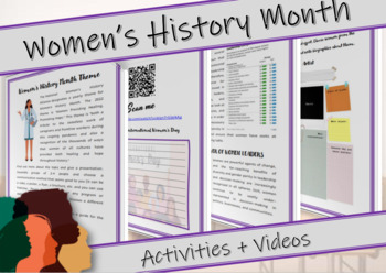 Preview of Women's History Month | English + Spanish
