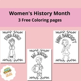 Women's History Month FREE Coloring Pages | Distance Learning