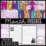 Women's History Month FREEBIE | Print and Digital