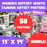 Women's History Month - Famous Artist Posters - 11"x14" - 