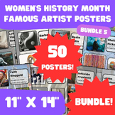 Women's History Month - Famous Artist Posters - 11"x14" - 