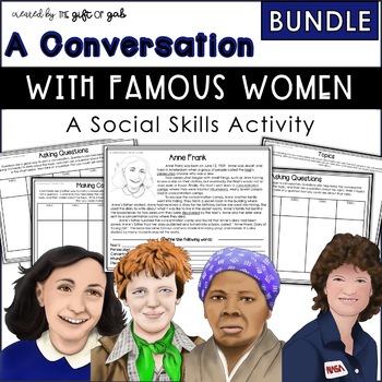 Preview of Women's History Month | Famous Women Activities