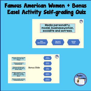 Preview of Women's History Month Famous Women G6-8