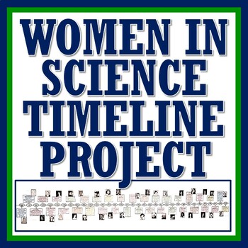 Preview of Women's History Month Female Scientist Activity Timeline Project 2 VERSIONS