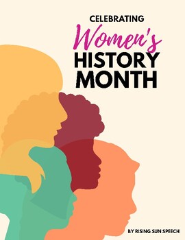 Preview of Women's History Month Freebie Poster, Flash Cards, & Activity