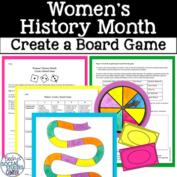 Preview of Women's History Month Board Game Project