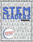 Women's History Month Grades 4-12 STEM Coloring Pages Book