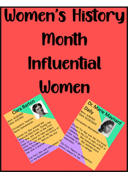 Preview of Women's History Month: Influential Women