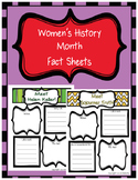 Women's History Month Worksheets | Graphic Organizers