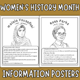 Women's History Month Inspirational women information post