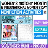 Women's History Month + International Women's Day Activiti