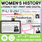Women's History Month Reading Comprehension Passages & Que