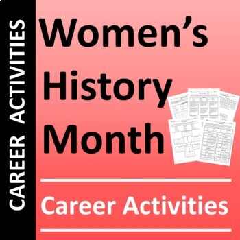Preview of Women’s History Month March Career Activities