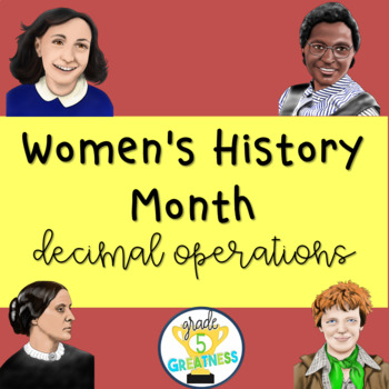 Preview of Women's History Month Math