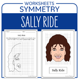 Women's History Month Math Activity Sally Ride Symmetry Ma
