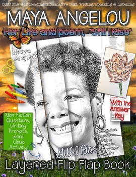 Preview of Women's History Month, Maya Angelou Biography and Poem,  "Still I Rise"