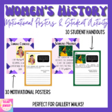 Women's History Month - Bulletin Board Posters Plus Studen