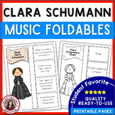 Female Composer Music Worksheets - CLARA SCHUMANN