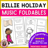 Jazz Musician Worksheets - Billie Holiday