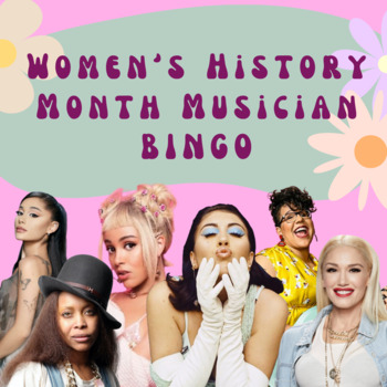 Preview of Women's History Month Musician BINGO!