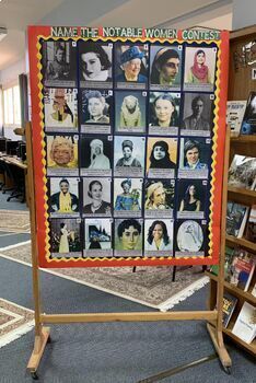 Preview of Women's History Month Name the Notable Women Contest