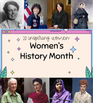 Preview of Women's History Month ⎮ No Prep ⎮ Google Slides