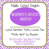 Women's History Month Poetry -Beyonce "Pretty Hurts"